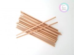 Dřevěné sloupky krátké, pr. 6mm, 20cm, 20ks