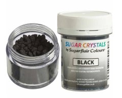 Sugarflair Cukrové krystaly SUGAR CRYSTALS Black