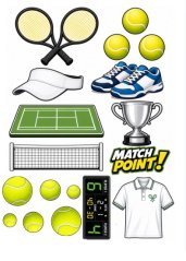 Jedlý obrázek tenis