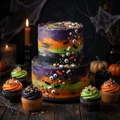 Halloweenské cukrové zdobení – mix Fun & Fear