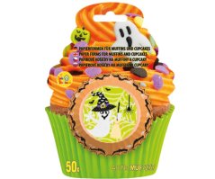 Košíčky na cupcakes Happy Halloween duch