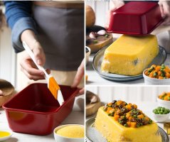 Forma na chlebíček červená