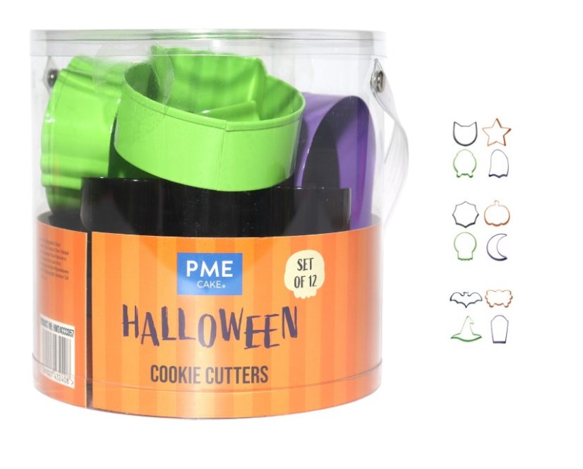 PME sada kovových vykrajovátek Halloween 12 ks