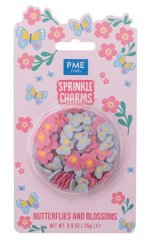 PME cukrová dekorace motýlci a kytičky 25 g