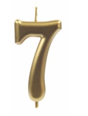 ALV svíčka zlatá 7