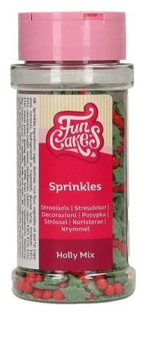 Funcakes Cukrové sypání Holly Mix