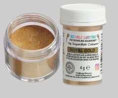 Sugarflair Prachová perleťová barva ROYAL GOLD, 4g