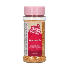 Cukrové zdobení FunCakes, máček zlatý 80g