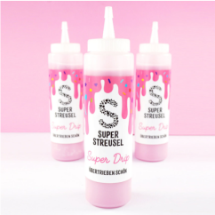 Cake Drip Super Streusel - světle růžová 300g