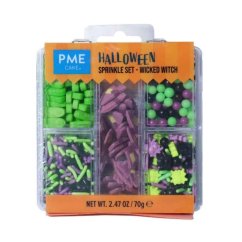 Halloween cukrové zdobení 5v1 Wicked Witch PME 74 g