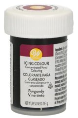 Wilton gelová barva Burgundy