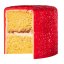 Červené jedlé třpytky a glitry na dort – Red Ruby 3 g
