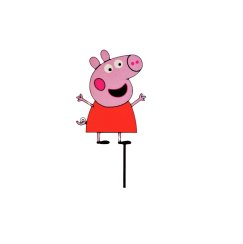 Zápich na dort prasátko Peppa