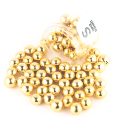 Cukrové zdobení Super Streusel XL Knusperkugeln Gold, 130g