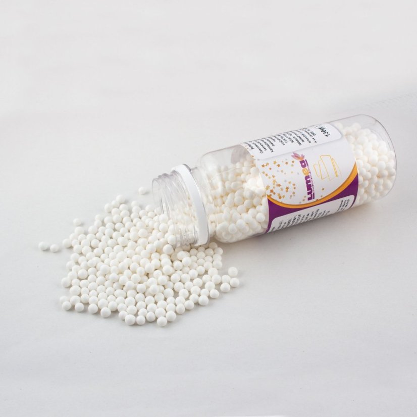 Cukrové zdobení Lumea Perly 5mm White, 80g Cukrové zdobení Lumea Perly 5mm White, 80g