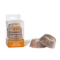 Cukrářské košíčky Rose Gold 50x32 mm, 60ks, Decora