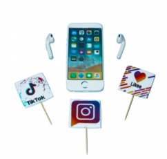 Cukrová dekorace Telefon