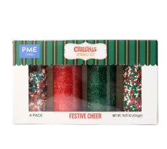 PME Cukrová dekorace sada 4 Festive Cheer 420 g