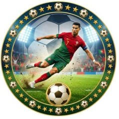 Jedlý obrázek Ronaldo fotbal