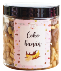 SLADCOSTI Čokobanán 300 g dóza