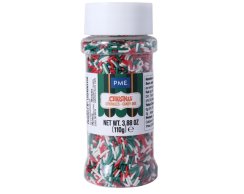 PME Cukrové sypání vánoční Candy Cane mix 110 g