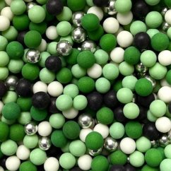 Fotbalové cukrové zdobení – perly 10 mm Football Spirit