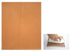 Vytlačovací podložka se vzorem - dřevo