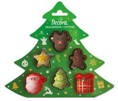 Vánoční minivykrajovátka Decora 6 ks