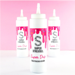 Cake Drip Super Streusel - tmavě růžová 300g
