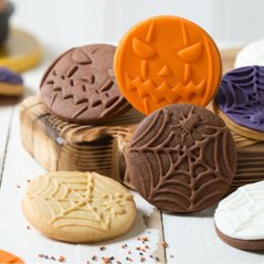 Halloweenské vykrajovátko s razítky na sušenky – sada 3 ks