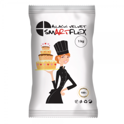 Smartflex Velvet Vanilka, Black - černý 1kg
