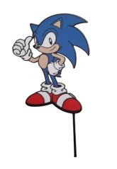 Zápich na dort Sonic