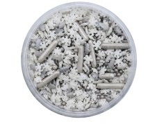 PME Cukrové sypání vánoční Silver Shining Stars 160 g