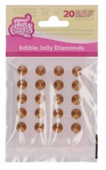 Jedlé diamanty želatinové zlaté