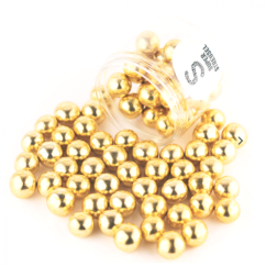 Cukrové zdobení Super Streusel XL Knusperkugeln Gold, 130g