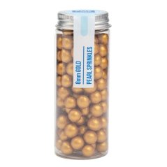 Zlaté cukrové perličky 8 mm PME 40 g