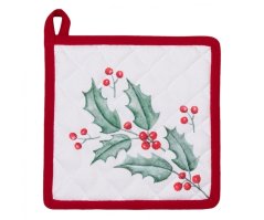 Bavlněná chňapka vánoční cesmína