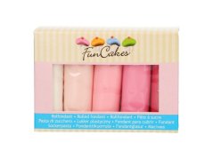 Sada barevných fondánových hmot FunCakes - Pink Colour