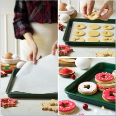 Plech vánoční zelený