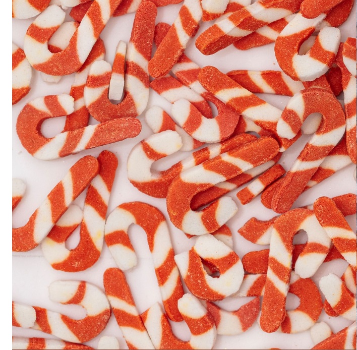 PME Cukrové sypání vánoční Candy Cane hůlky 25 g