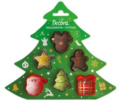 Vánoční minivykrajovátka Decora 6 ks