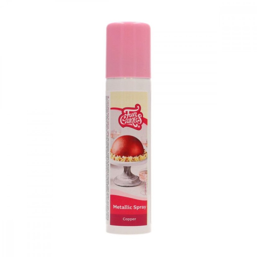 Barva ve spreji FunCakes měděná, 100ml