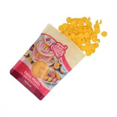 Barevná poleva Funcakes Yellow - žlutá, 250g