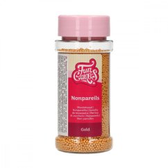 Cukrové zdobení FunCakes, máček zlatý 80g
