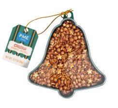 PME Cukrové sypání vánoční Gold Bell 90 g