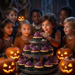 Halloween sada na cupcakes Netopýři PME – 48 ks