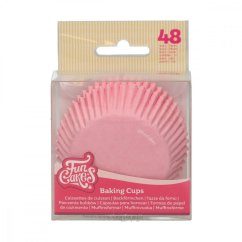 Cukrářské košíčky, 50x32mm Light Pink, FunCakes, 48ks