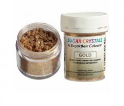 Sugarflair Cukrové krystaly SUGAR CRYSTALS GOLD