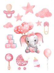 Jedlý papír sloník holčička