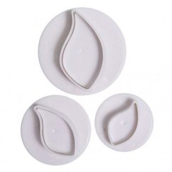 Vypichovače Curved Leaf - listy, 3ks, Cake Star
